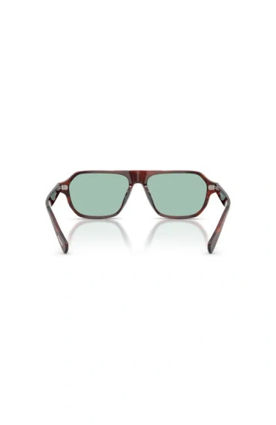 Oliver Peoples Remment Geometric-frame Sunglasses In Brown