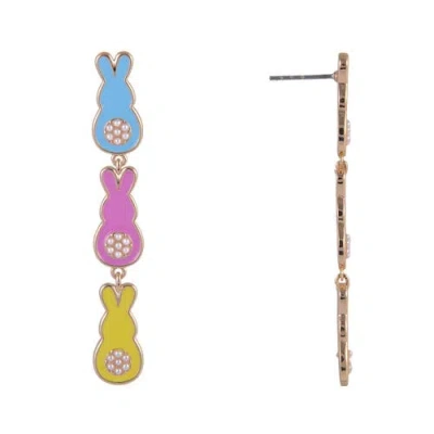 Hallmark Linear Easter Bunny Earrings In Multi