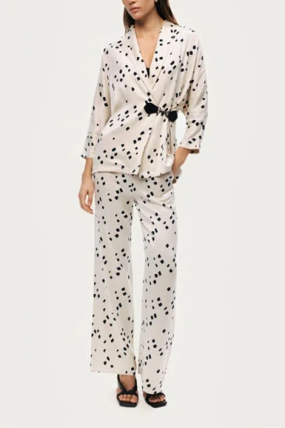 Nocturne Printed Wide-leg Pants In Multi