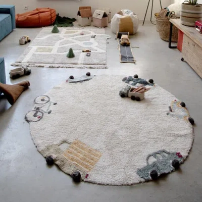 Lorena Canals Washable Rug Wheels In Multi