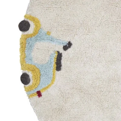 Lorena Canals Washable Rug Wheels In Multi
