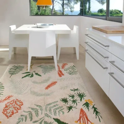 Lorena Canals Washable Rug Botanic In Multi