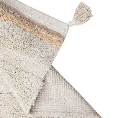 Lorena Canals Washable Rug Bloom In White