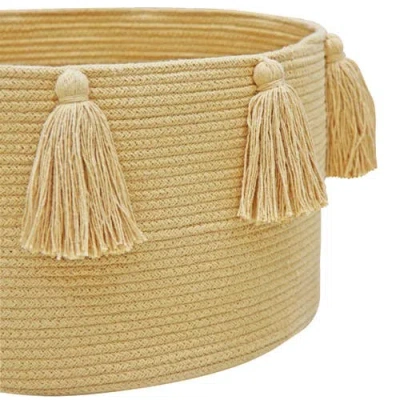 Lorena Canals Basket New Tassels In Multi