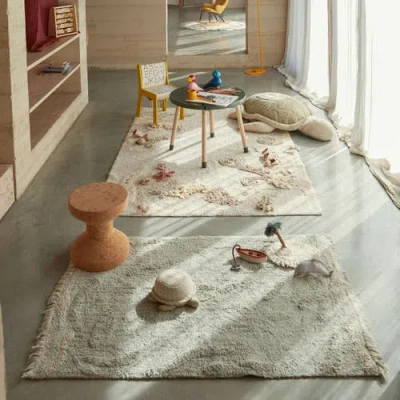 Lorena Canals Washable Play Rug Waves In Multi