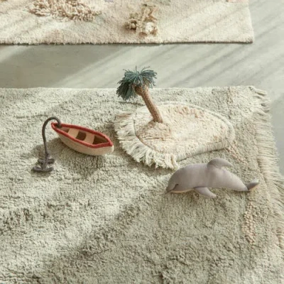 Lorena Canals Washable Play Rug Waves In Multi