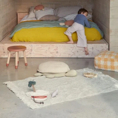 Lorena Canals Mama Turtle Basket In Multi