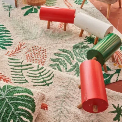 Lorena Canals Washable Rug Botanic In Multi