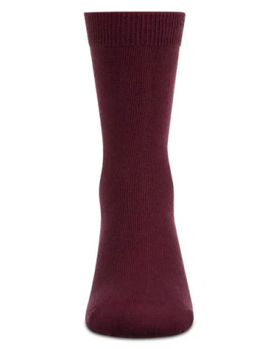 Memoi Kid's Basic Soft Rayon Crew Socks In Multi