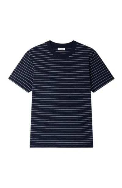 Sandro Striped T-shirt In Multi