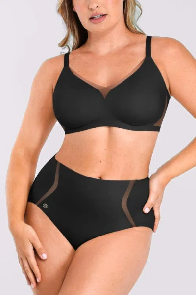 Shapellx Curve Code Contour Comfy Smoothing Brief In Black