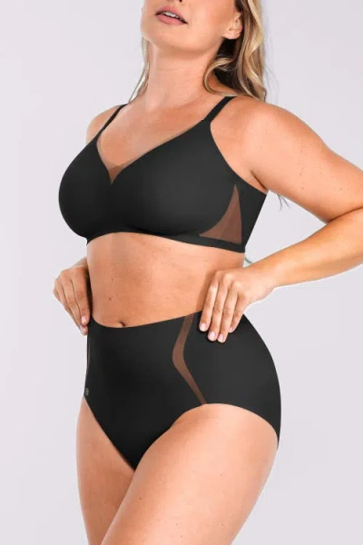 Shapellx Curve Code Contour Comfy Smoothing Brief In Black