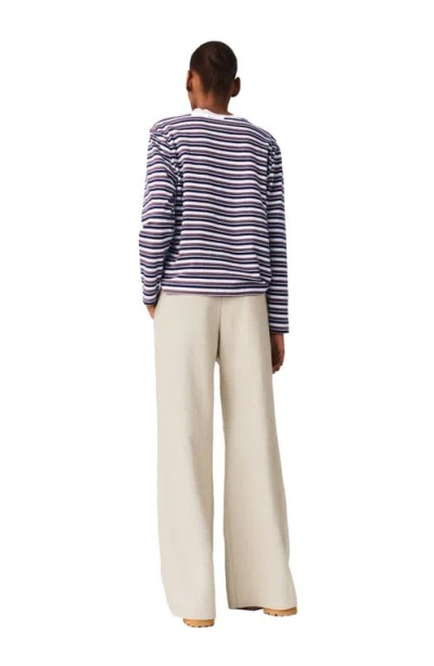 Maje Pantalon De Tailleur In Blue