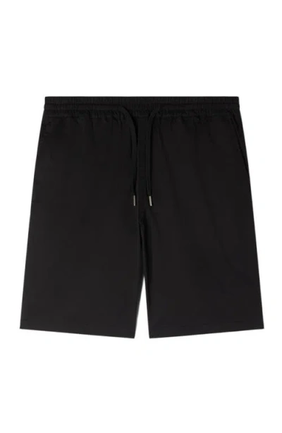 Sandro Cotton Shorts In Black