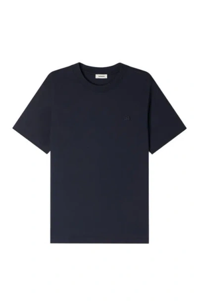 Sandro T-shirt With Double S Patch In Black