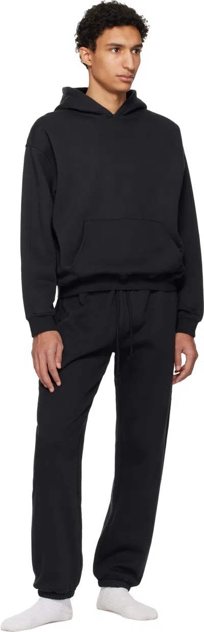 Skims Thermal Fleece Pullover Jacket In Blue