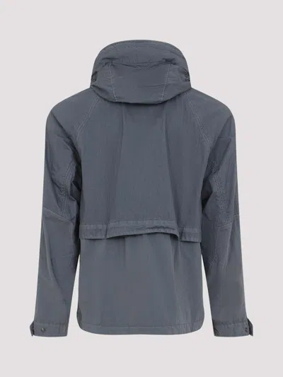 C.p. Company C.p.company Wax Explorer Jacket With Goggle Details In Green