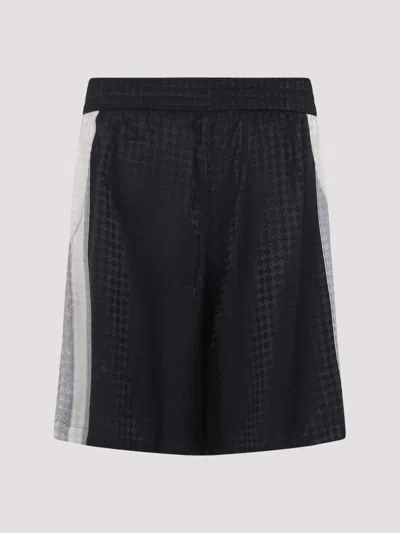 Amiri Quad Panel Side Stripe Tailored Shorts In Black