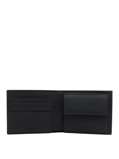 Ferragamo Black Wallet In Black