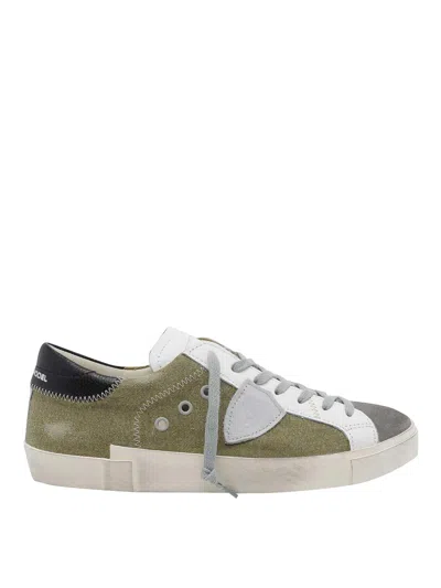 Philippe Model Prsx Low Sneakers In Green