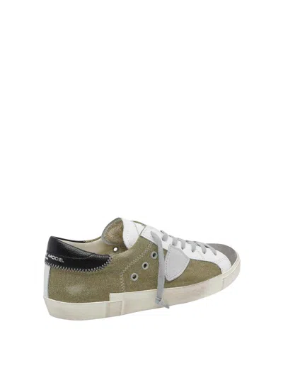 Philippe Model Prsx Low Sneakers In Green