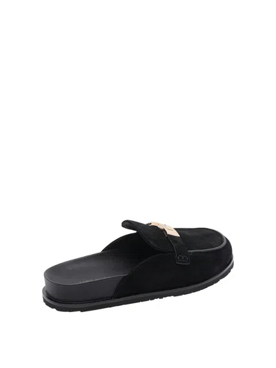 Tory Burch Black Leelee Mules In Black