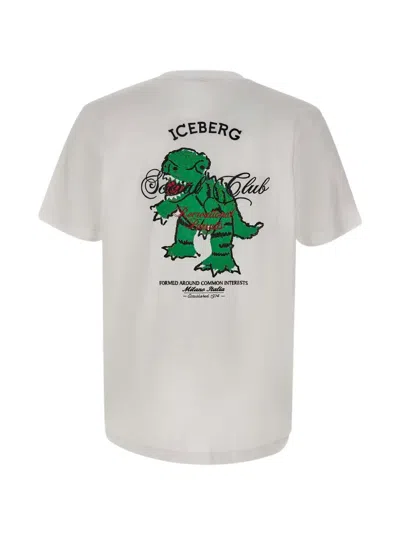 Iceberg Logo-detail T-shirt In White