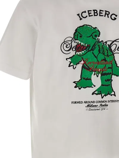 Iceberg Logo-detail T-shirt In White