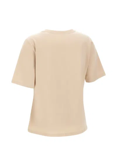 Elena Miro' Monogram-embossed T-shirt In Neutral