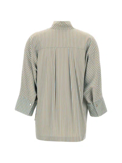 Elena Miro' Striped-pattern Blouse In Multi