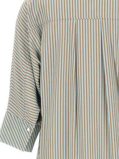 Elena Miro' Striped-pattern Blouse In Multi
