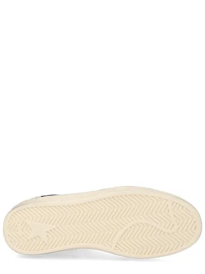 Golden Goose Ball Star Leather Upper Suede Toe And Spur Laminated Star Waxed Suede Heel Sneakers White