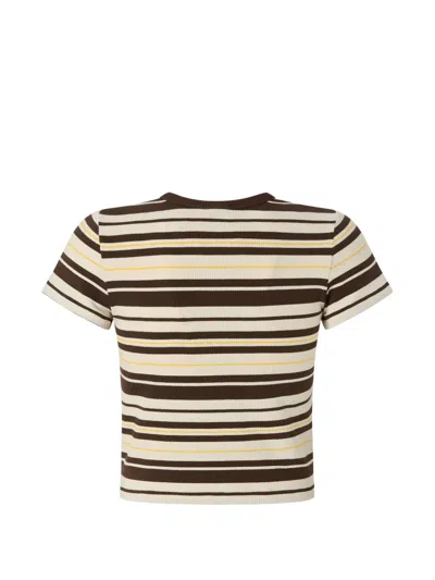 Pinko Striped T-shirt In Multi