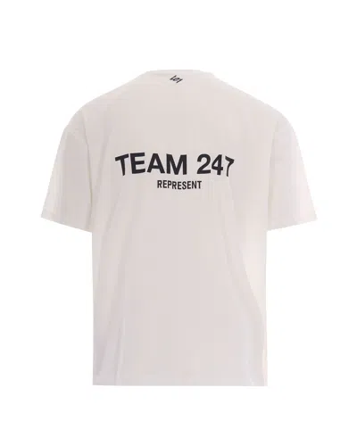 Represent 247 T-shirt Oversize 247 Flat White In White
