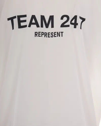 Represent 247 T-shirt Oversize 247 Flat White In White