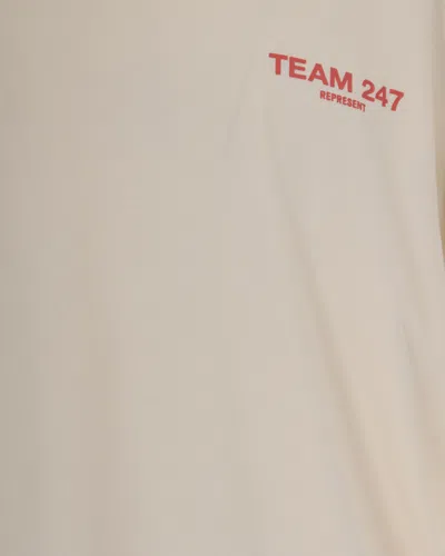 Represent 247 T-shirt Oversize 247 Cream In Neutral