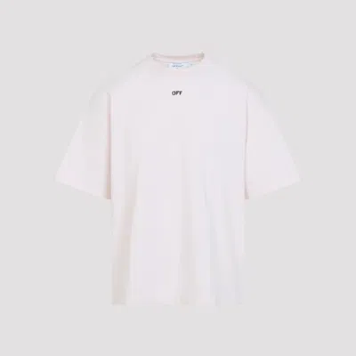 Off-white Graphic Print Crew Neck Short Sleeve T-shirt In White
