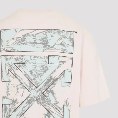 Off-white Graphic Print Crew Neck Short Sleeve T-shirt In White