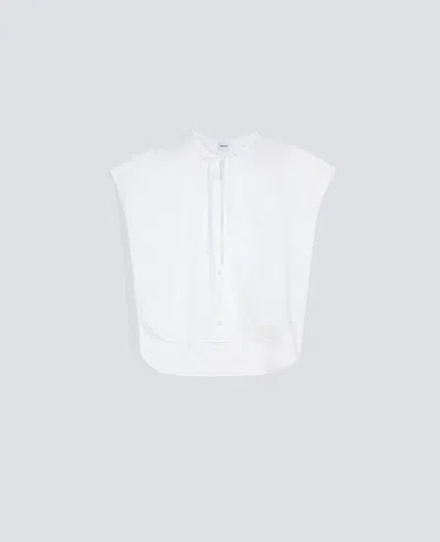 Aspesi Tie-front Fabric Cover-up In White