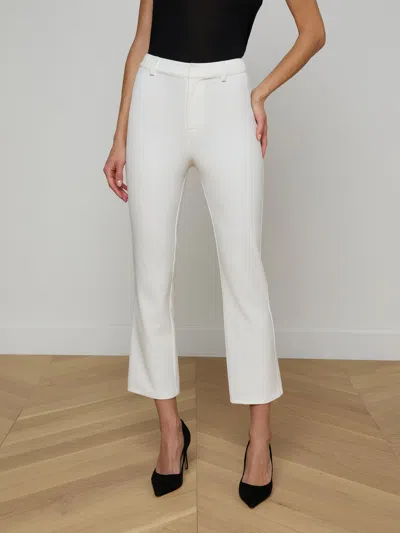 L'agence Ketra Bootcut Trouser In White