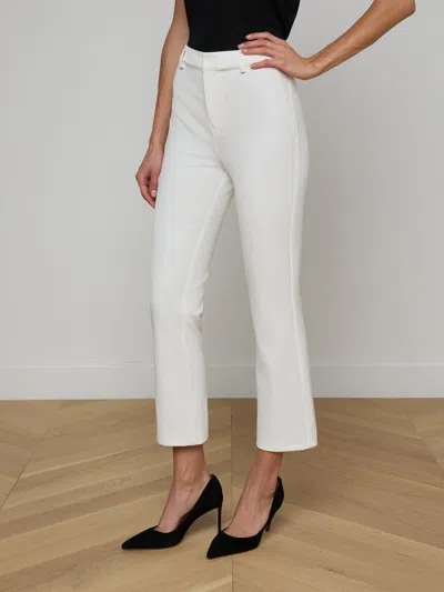 L'agence Ketra Bootcut Trouser In White