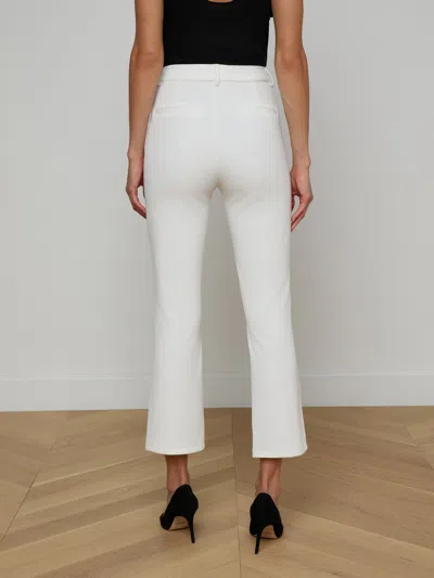 L'agence Ketra Bootcut Trouser In White