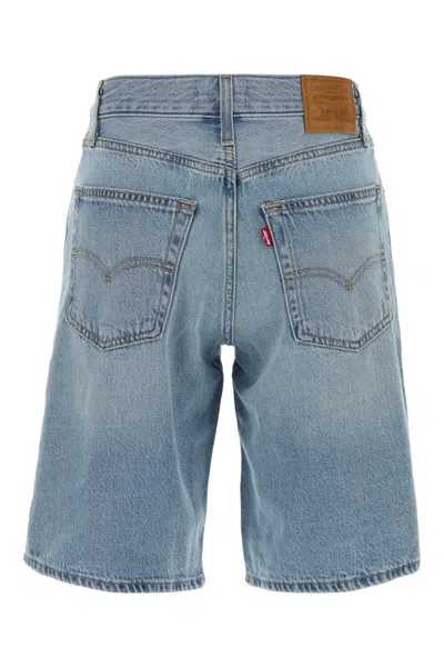 Levi's Denim Bermuda Shorts In Multi