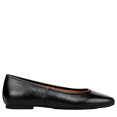 Vionic Orinda Square Toe Ballet Flat In Black
