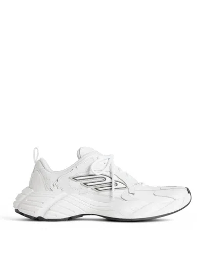 Balenciaga Women Monday Low-top Sneakers In Leather In Multi