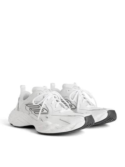 Balenciaga Women Monday Low-top Sneakers In Leather In Multi