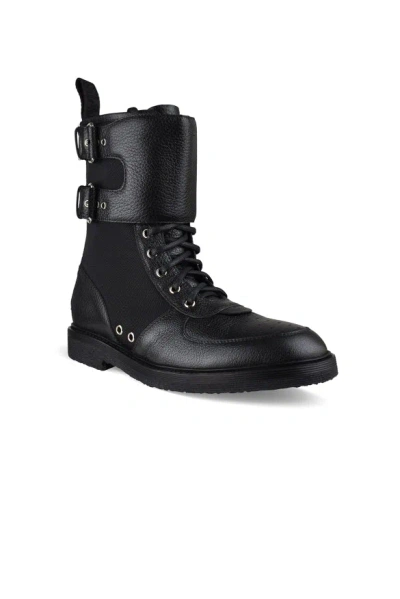 Balmain Men Boots In Black