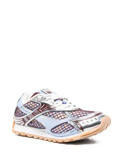 Bottega Veneta Orbit Sneakers Contrast Stitching Mesh Panels Rubber Sole In Multi