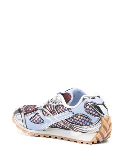 Bottega Veneta Orbit Sneakers Contrast Stitching Mesh Panels Rubber Sole In Multi