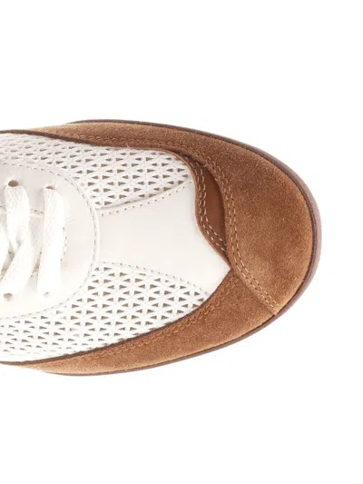 Chloé Kick Mesh And Leather Low-top Sneakers In Multi